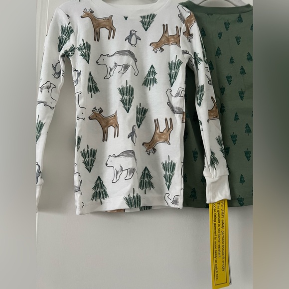 Simple Joys by Carter's 3-Piece Snug-fit 100% Cotton Holiday Pajama Set 5T NWT - Picture 6 of 10